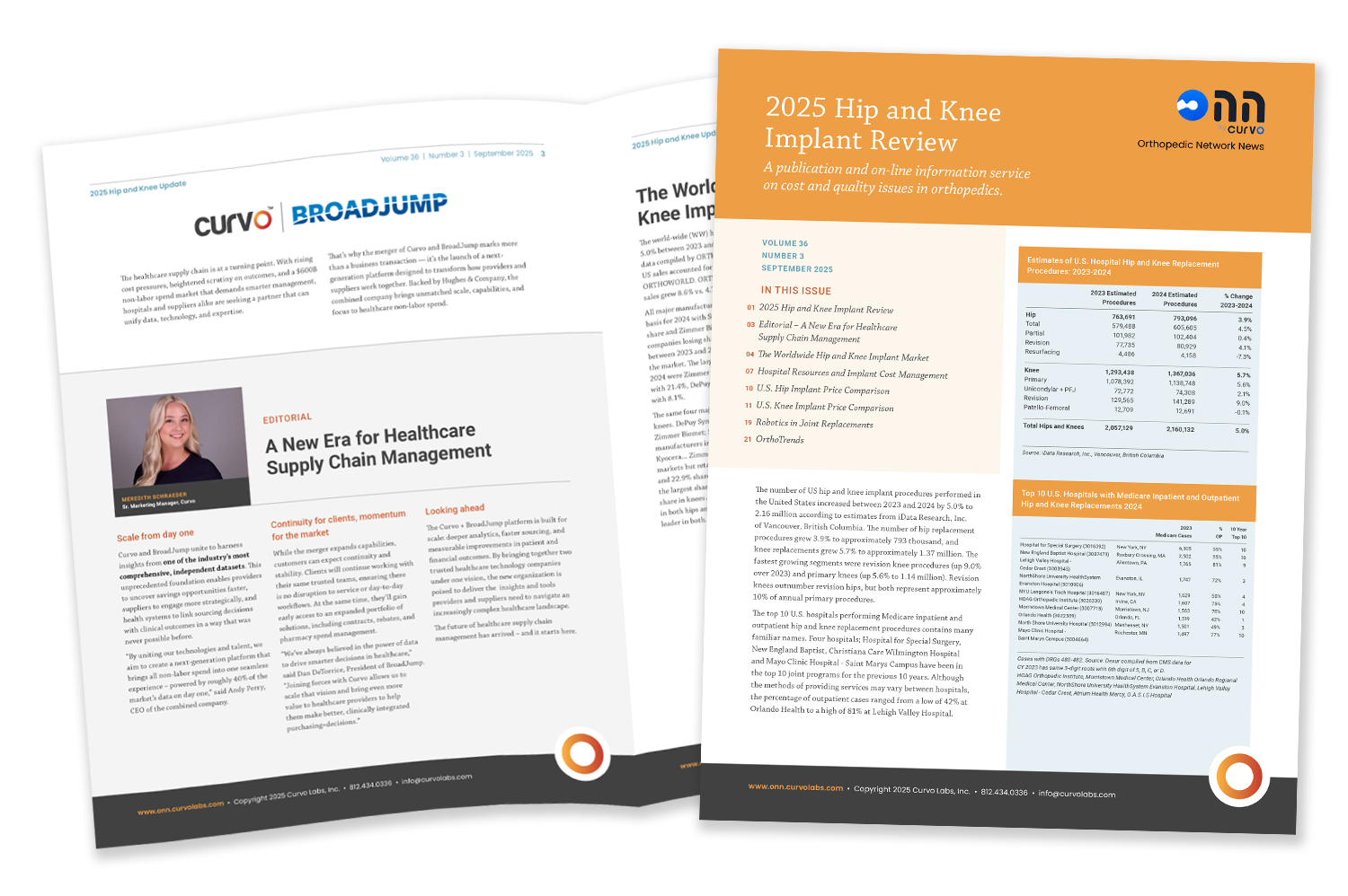 Curvo - ONN Newsletter - Hip-Knee 2025 - mockup