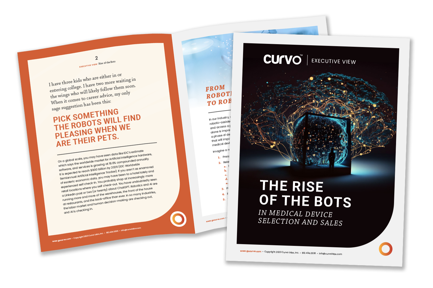 Curvo - Rise of the Bots - Executive View - mockup
