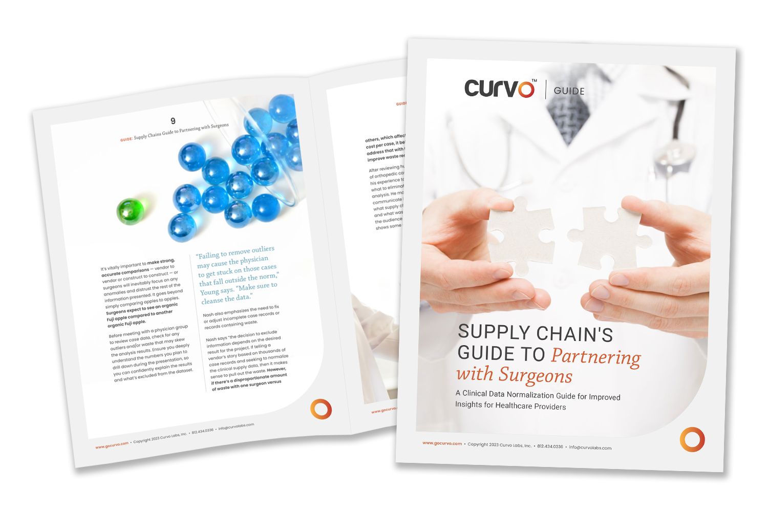 Curvo - Supply Chains Guide to Partnering with Surgeons - Guide - mockup